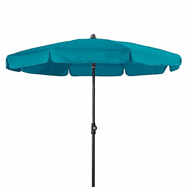Doppler Balkonschirme Sunline Ø 150 cm Petrol mit Schieber günstig online kaufen