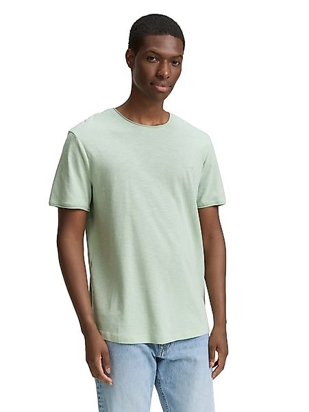 TOM TAILOR Denim T-Shirt in Melange-Optik günstig online kaufen