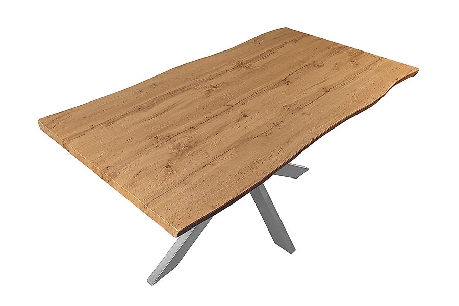 Loreno® Esstisch Josy, verschiedene Holz-Optik, Baumkante, günstig online kaufen