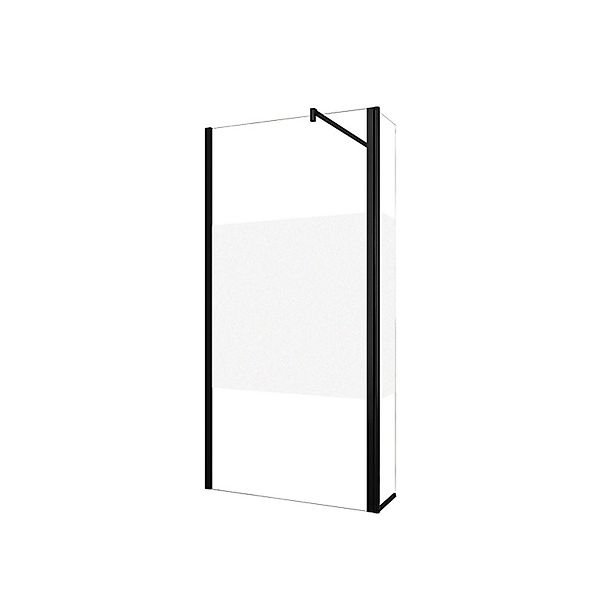 Duschparadies Walk In Dusche 140 x 200cm Mit 40cm Flipper 8mm Nano Glas Sei günstig online kaufen