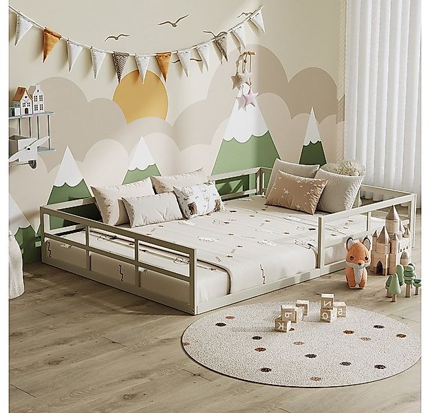 VitaliSpa® Kinderbett Minno, Greige, 205 x 145 cm ohne Matratze günstig online kaufen