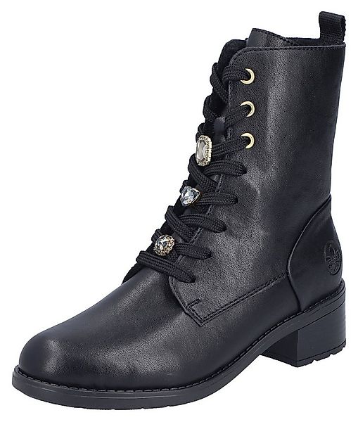 Rieker Winterstiefelette Schnürstiefelette, Boots, Blockabsatz, mit Schmuck günstig online kaufen