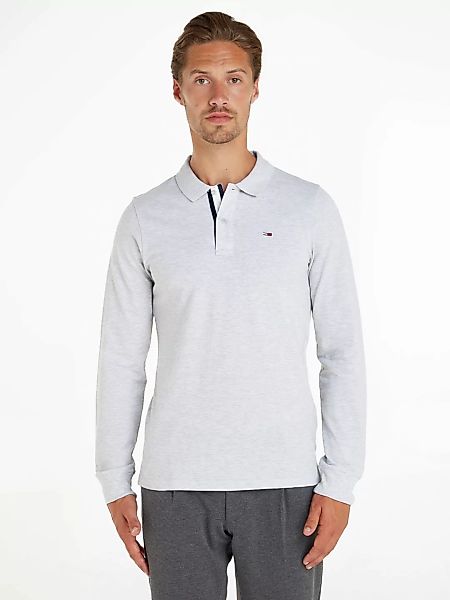 Tommy Jeans Langarm-Poloshirt "TJM SLIM SOLID LS POLO" günstig online kaufen