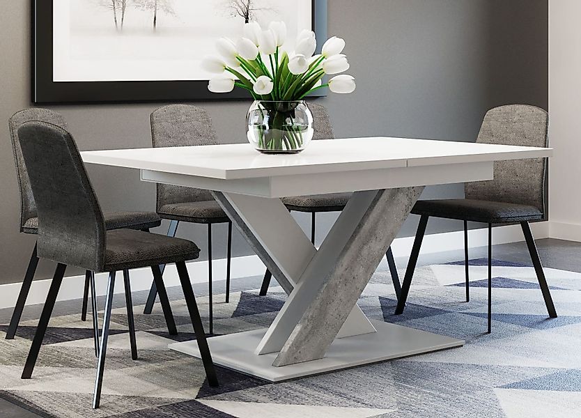 Beautysofa Esstisch BRONX, modernes Design mit günstig online kaufen