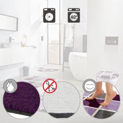 REDBEST Badematte WC-Vorlage "Los Angeles", Höhe günstig online kaufen