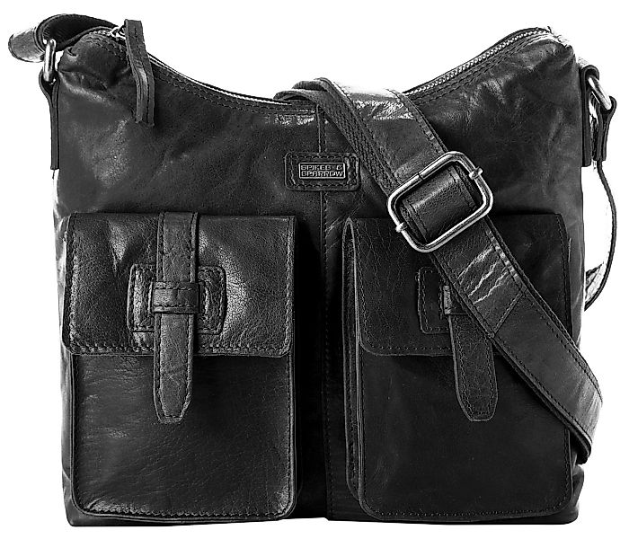 Spikes & Sparrow Umhängetasche, echt Leder günstig online kaufen
