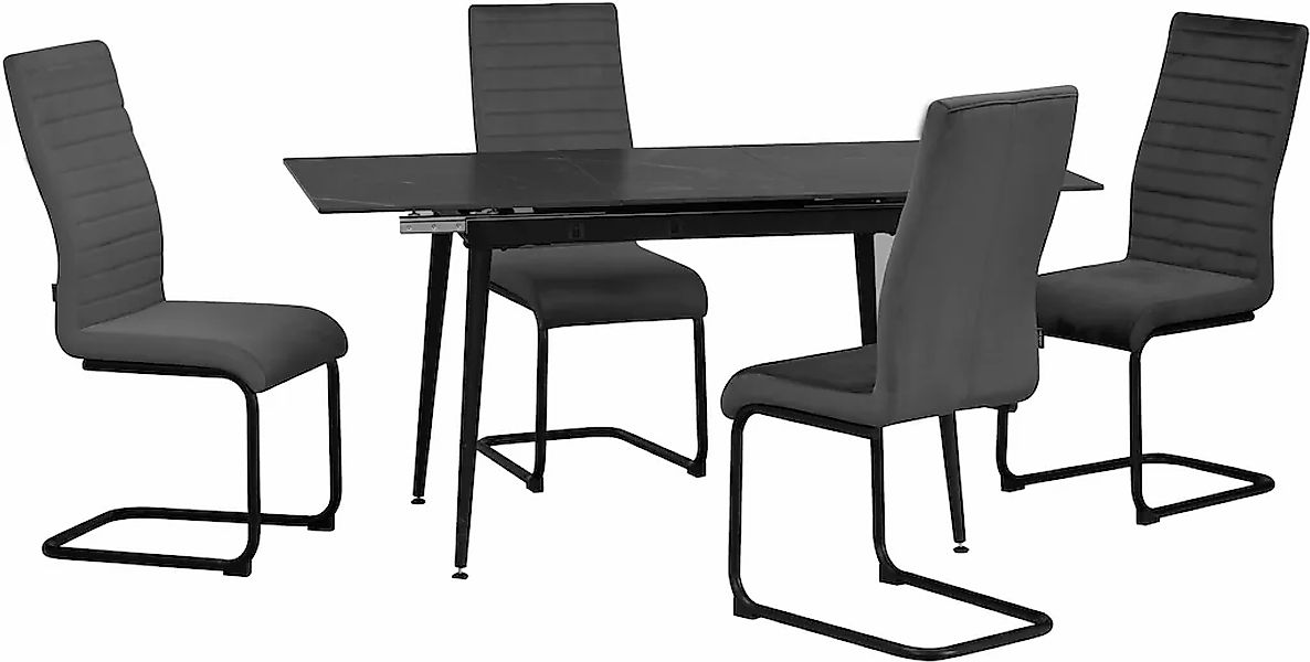 Home affaire Essgruppe "Elbach, TOPSELLER", (Set, 5 tlg.), Tisch ausziehbar günstig online kaufen