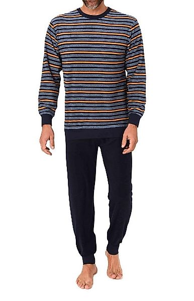 Normann Pyjama Normann Herren Frottee Schlafanzug langarm – auch in Übergrö günstig online kaufen