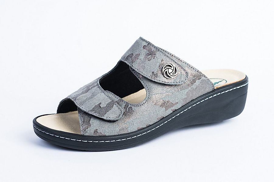 Franken-Schuhe Modell 200-G14 Farbe: smoke Damen Pantolette (mit loser Einl günstig online kaufen