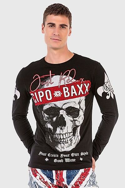 Cipo & Baxx T-Shirt Sweatshirts mit coolem Print günstig online kaufen