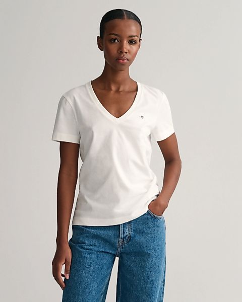Gant T-Shirt REG SHIELD KA V-NECK günstig online kaufen