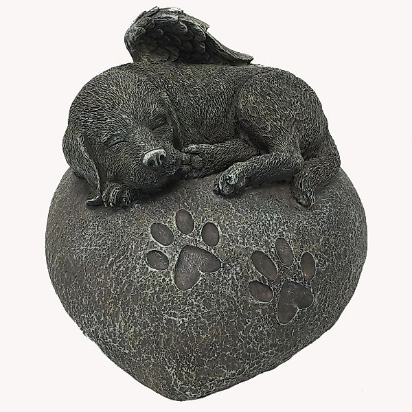 MystiCalls Dekofigur Hunde Urne grau als günstig online kaufen