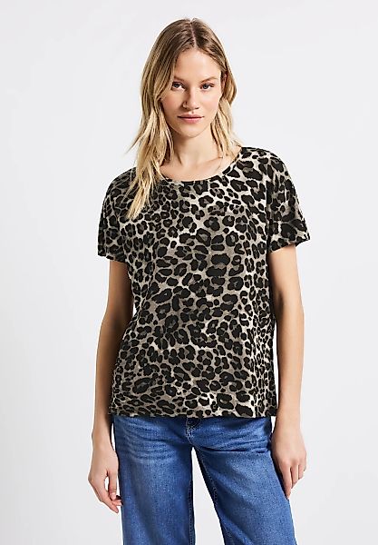 STREET ONE T-Shirt, aus softem Materialmix günstig online kaufen