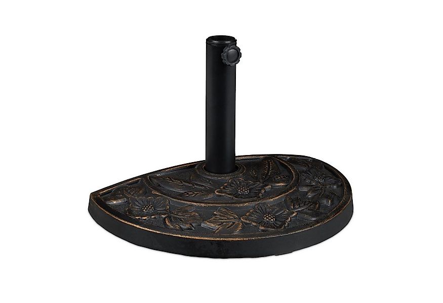 relaxdays Schirmhalter Sonnenschirmständer halbrund günstig online kaufen