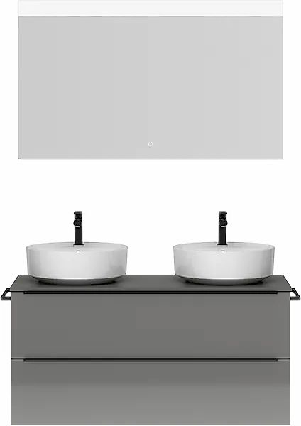 nobilia® Badmöbel-Set »Alvene« vormontiert, mit Soft-Close, 2 Stk. tlg. günstig online kaufen