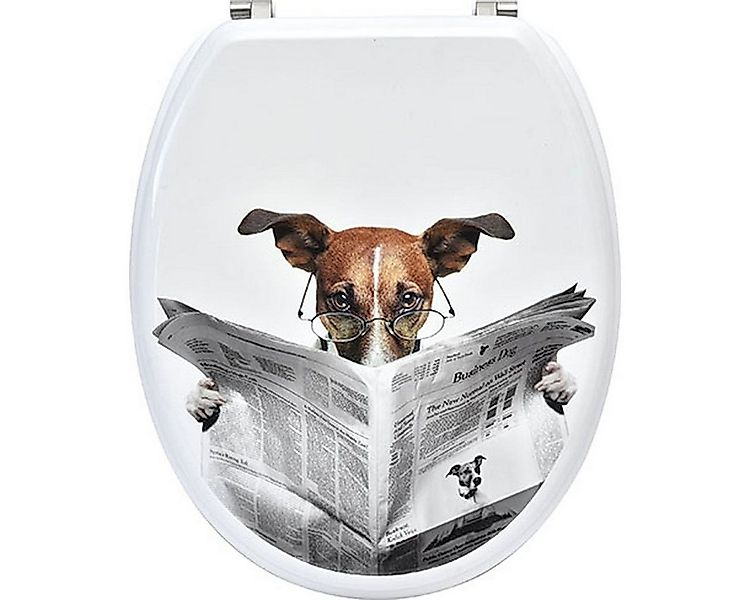 LikeKa WC-Sitz Toilettensitz mit MDF-Holzkern Toilettendeckel WC Deckel Klo günstig online kaufen