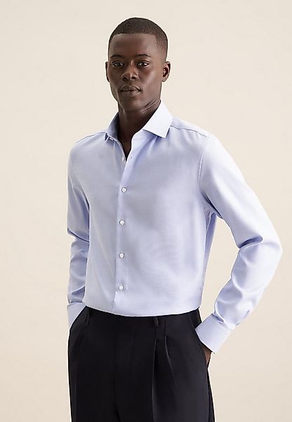 seidensticker Businesshemd Schwarze Rose Slim 1/1 Kentkragen Struktur günstig online kaufen