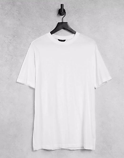 New Look – Boyfriend-T-Shirt in Weiß günstig online kaufen