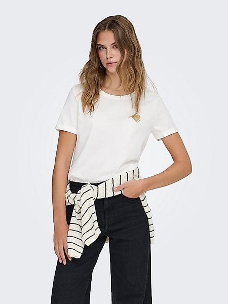 ONLY Kurzarmshirt ONLKITA LIFE S/S TOP NOOS regular fit, casual, Single Jer günstig online kaufen