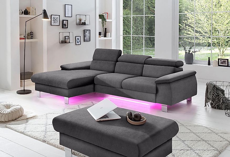 COTTA Ecksofa Komaris L-Form, B: 244 günstig online kaufen
