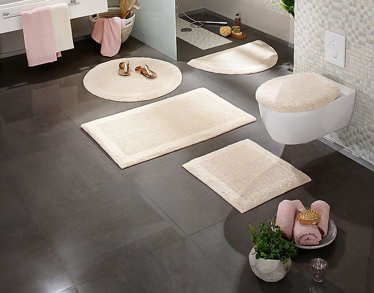 my home Badematte Kapra, Badvorleger, Badezimmer Teppich, Höhe 14 mm, beids günstig online kaufen