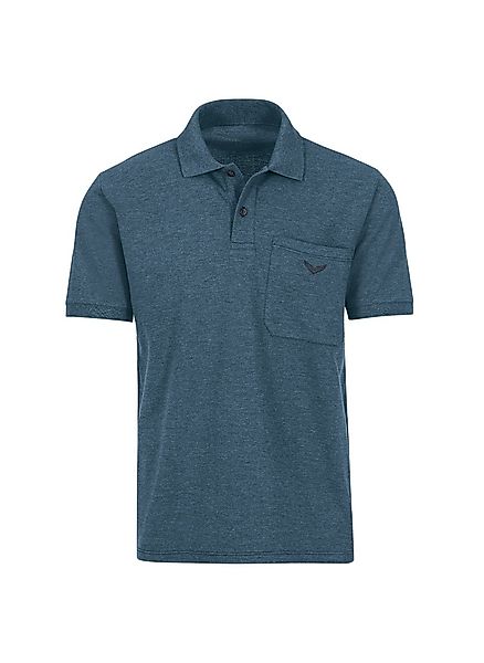 Trigema Poloshirt "TRIGEMA Polohemd mit Brusttasche" 1 Stk. günstig online kaufen