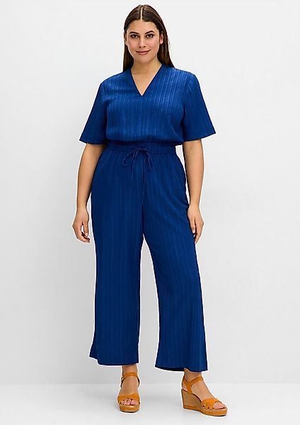 Sheego Jumpsuit Jumpsuit . Innenbeinlänge ca. 71 cm günstig online kaufen