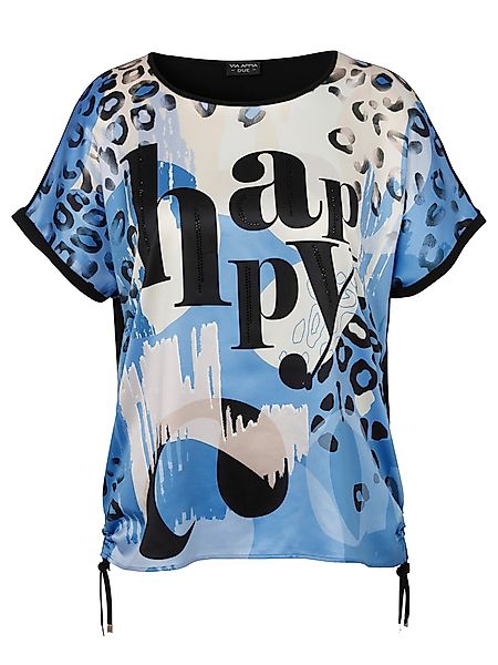 VIA APPIA Blusentop Bluse Rundhals ohne günstig online kaufen