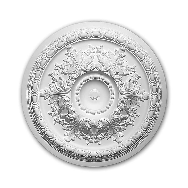 PROFHOME 156054 RoSette Medallion Zierelement 70,6 cm 70,6 cm x 70,6 cm x 6 günstig online kaufen