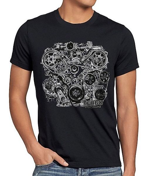 style3 T-Shirt Turbo Vintage muscle car auto mustang motor us werkstatt tun günstig online kaufen