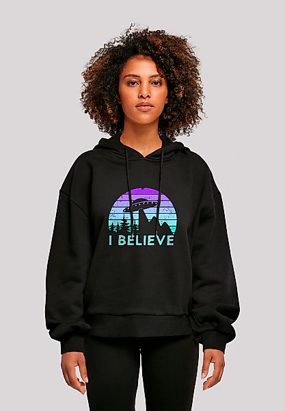 F4NT4STIC Sweatshirt "I BELIEVE UFO Alien Raumschiff Retro", Premium Qualit günstig online kaufen