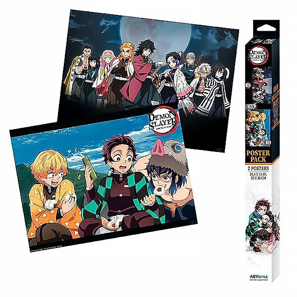 ABYstyle Poster Demon Slayer Poster Set günstig online kaufen