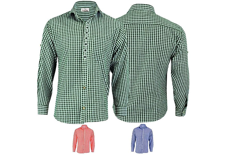 German Wear Trachtenhemd GW120x-EW Trachtenhemd für Trachtenlederhose mit E günstig online kaufen