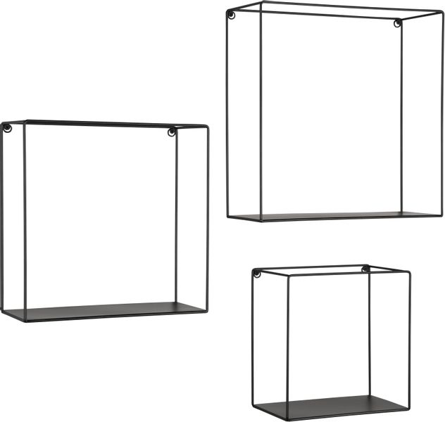 MIRRORS AND MORE Wandregal "Rita" Set, 3 Stk. tlg. Dekorative Regale, Metal günstig online kaufen