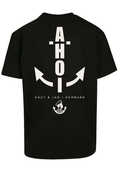 F4NT4STIC T-Shirt "Oversized T-Shirt Ahoi Anker Knut & Jan Hamburg" Print günstig online kaufen