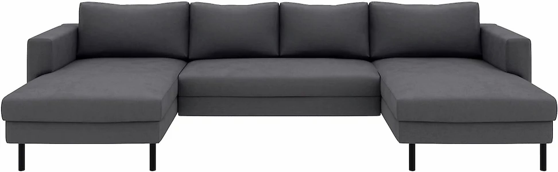 TRENDMANUFAKTUR Wohnlandschaft "Amazing II, wahlw. mit Schlaffunktion & Bet günstig online kaufen