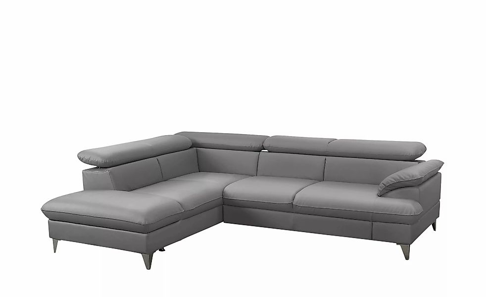 uno Ecksofa aus Kunstleder David ¦ grau ¦ Maße (cm): B: 208 H: 74 T: 256.0 günstig online kaufen