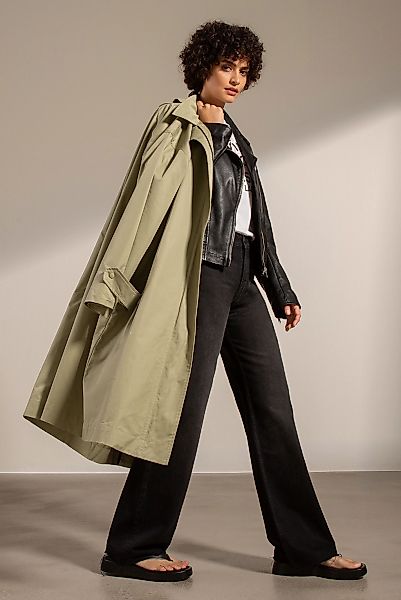 SENSES.THE LABEL Langjacke, ohne Kapuze, mit langem Gehschlitz günstig online kaufen