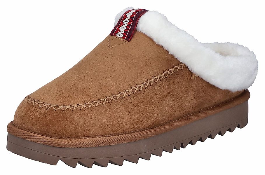 Rieker Plüsch Hausschuhe Pantoffel, Wohlfühlschuh, Homeslipper mit trendige günstig online kaufen