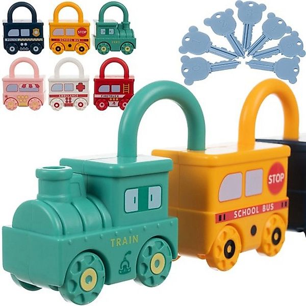 KRUZZEL Spielzeug-Zug Spielzeugauto Lernpuzzle, (Spar-Set, 13-tlg., günstig online kaufen