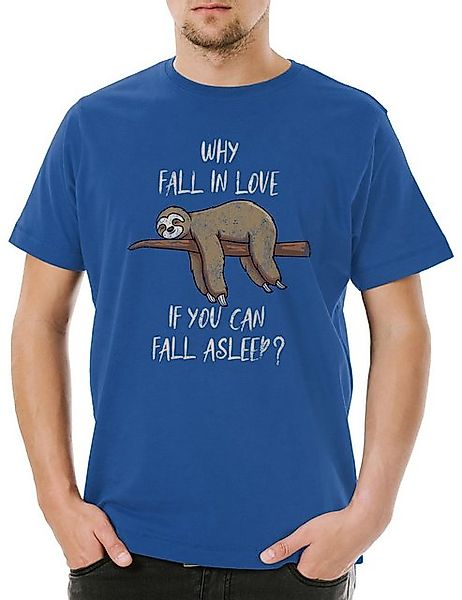 Urban Backwoods Print-Shirt Urban Backwoods Sloth Love Asleep Herren T-Shir günstig online kaufen