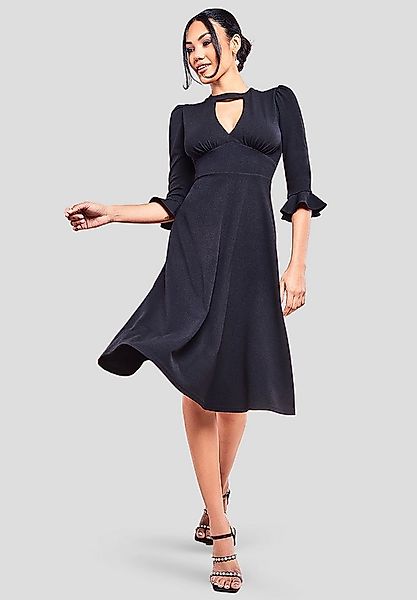 Goddiva Midikleid Flared Sleeve Midi Dress knielang günstig online kaufen