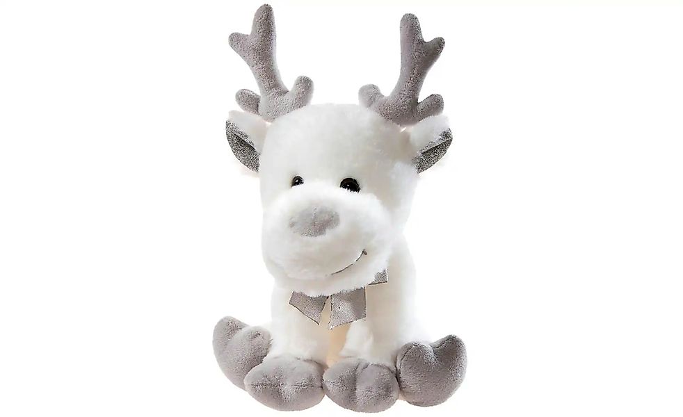 Heunec Plüschtier  Winter Elch ¦ weiß ¦ Maße (cm): B: 22 H: 15 Baby > Spiel günstig online kaufen