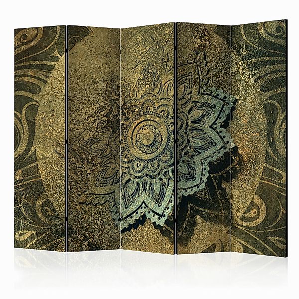 5-teiliges Paravent - Golden Treasure Ii [room Dividers] günstig online kaufen