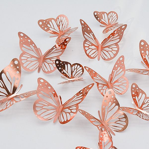 XDeer 3D-Wandtattoo 36 Stück 3D Schmetterling günstig online kaufen