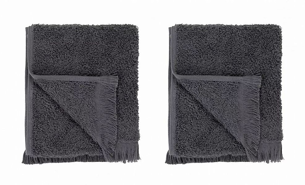 Blomus Handtücher FRINO Gästehandtücher magnet 30 x 50 cm 2tlg (anthrazit) günstig online kaufen