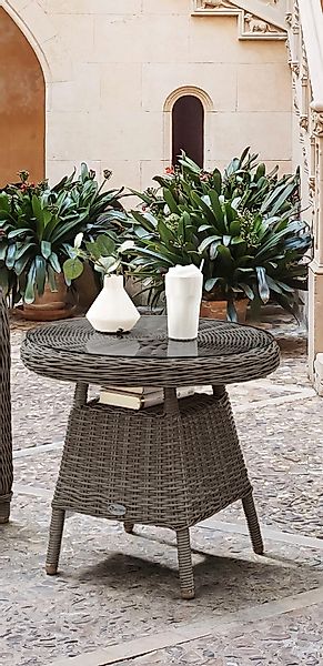 Destiny Gartentisch MALAGA, Ø: 60cm x günstig online kaufen