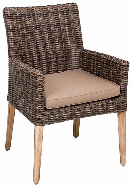 Garden Pleasure Sitzgruppe Norvell/Arvada 210 cm x 89 cm x 210 cm Braun FSC günstig online kaufen