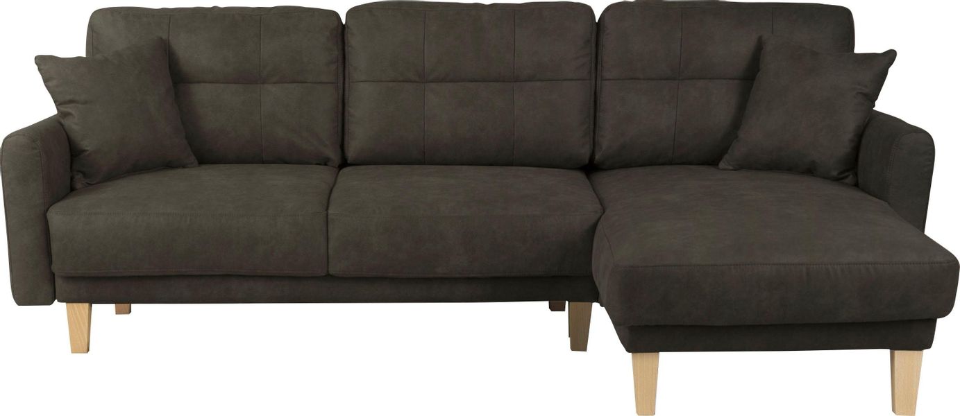 Home affaire Ecksofa "TRIPLO optionale Schlafsofa mit Bettkasten, Maße B/T/ günstig online kaufen