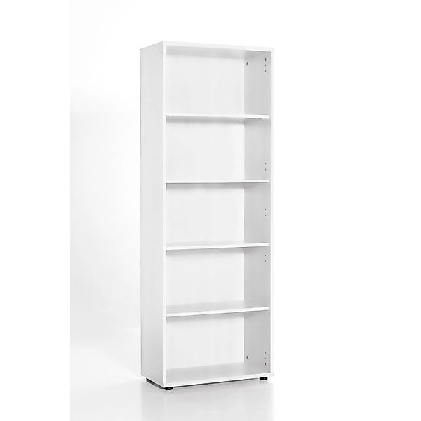 PROREGAL Aktenregal Tiger XL HxBxT 182 x 65 x 34 cm 5 Fächern Weiß günstig online kaufen